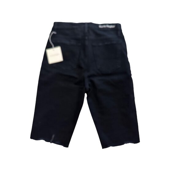 FAVORITE DAUGHTER Black Bermuda Denim Shorts Size 27 NEW - Picture 4 of 7